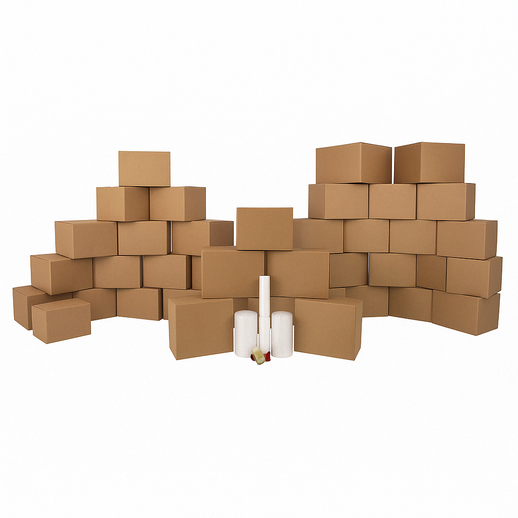 3-4 Room Basic Moving Boxes Kit