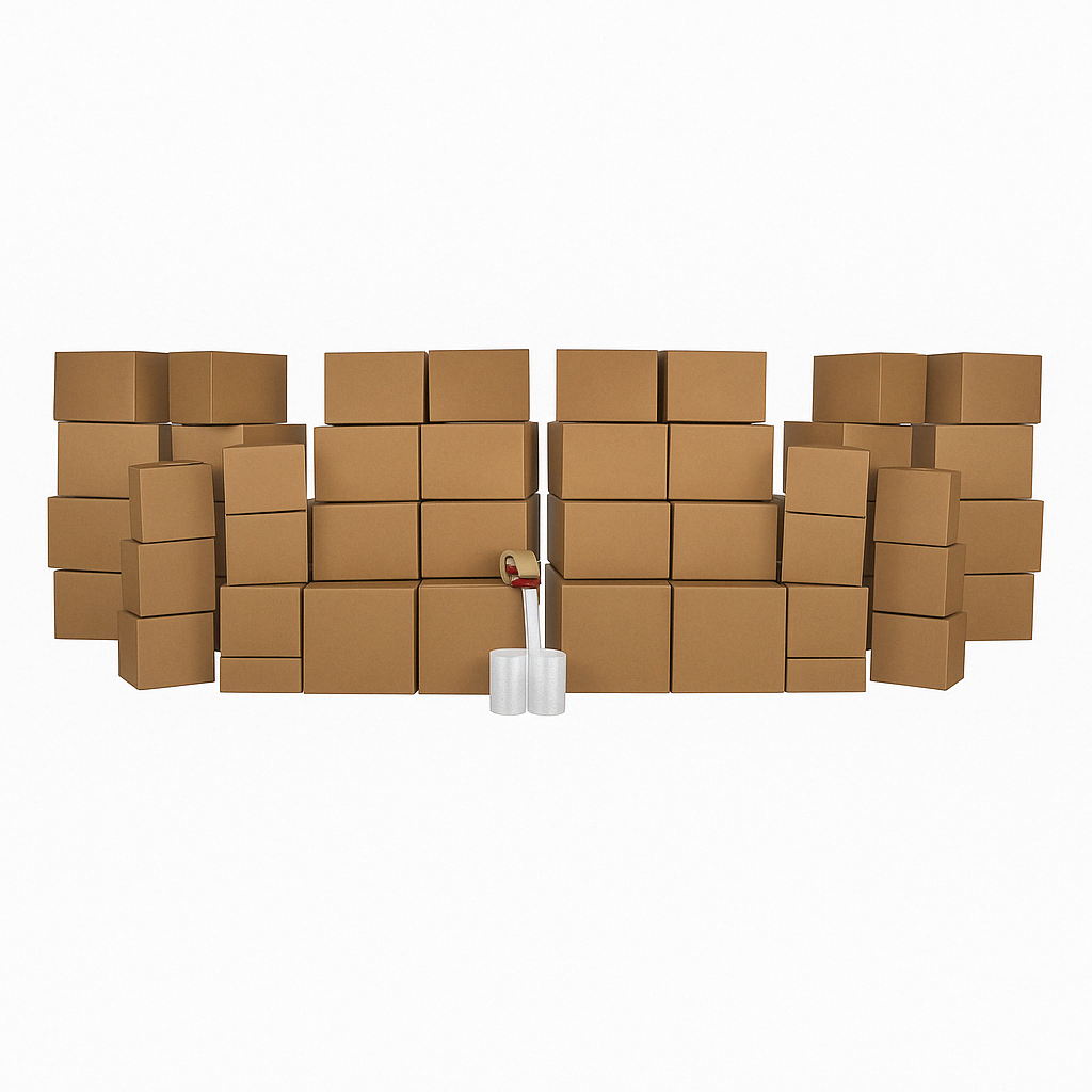 6-7 Room Basic Moving Boxes Kit